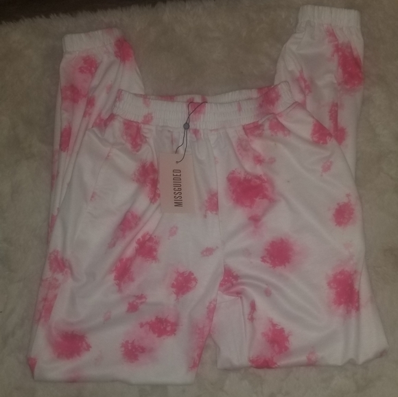 Missguided Tie Dye Joggers - Picture 3 of 4